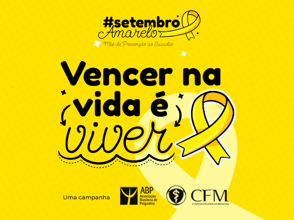 Durante todo o mês de setembro acontece a campanha Setembro Amarelo.